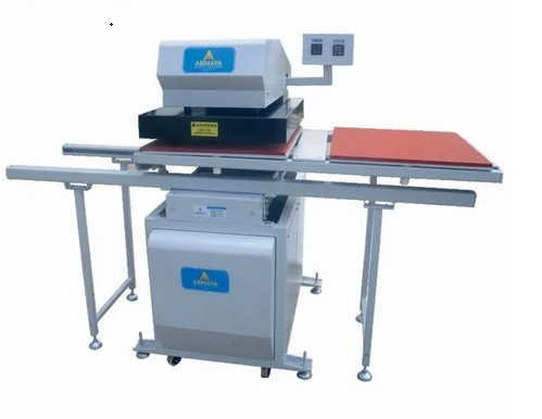 Double Bed Transfer Fusing apparel machine abinayaapparelmachines.com